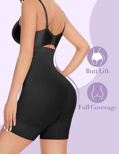 YADIFEN Womens Shapewear Tummy Control Shorts, High Waisted Body Shaper - 1