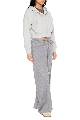 Forever 21 Women's Ribbed Knit High-Rise Pants3