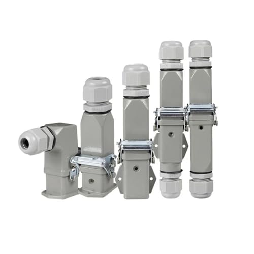 Conector industrial HDC-HA-3 de 10A con aislamiento reforzado 5