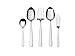 Mikasa Everett 101-Piece Flatware Set for 12, 18/10 Stainless Steel Cutlery with Complete Service and Serving Pieces, Sleek and Durable Design