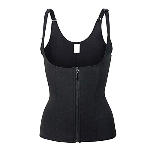 Entrenador de Cintura para Mujer, Chaleco de realce, Faja para el Vientre, Faja Moldeadora de Cuerpo, corsé ceñidor de Cintura, Chaleco con Cremallera de Talla Grande S-3Xl Shapewe