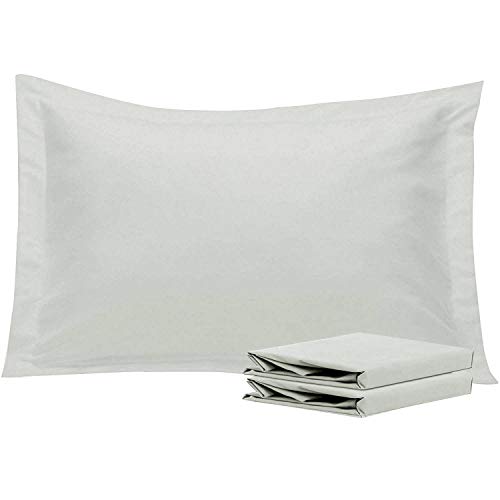 NTBAY Lot de 2 housses de coussin douces en microfibre Oxford anti-plis et résistantes aux taches Cover