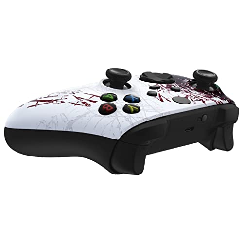 Image of MODDEDZONE UN-Modded Custom Controller compatible with Xbox One S /X... (3.5 mm jack) (Joker Ha Ha Ha)