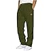 Pockets Mens Sweatpants Fashion Elastic Waist Joggers Sports Pants Solid Color Straight Leg Breathable Sweatpants Red
