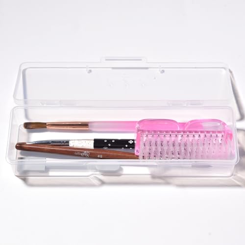 Set 4 cajas transparentes para herramientas de uñas miniatura 2
