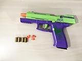 Toy Pistol Darts Bullets, 30 Bullet Casing & 90 Soft Bullets Pack with Portable Storage Box (Soft Bullets & Shells)
