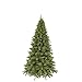 Produktbild triumph tree 185 cm schmaler künstlicher Weihnachtsbaum Forest Frosted, 630 Zweige grün - H. 185 x Ø 102 cm - Tannenbaum  Christbaum