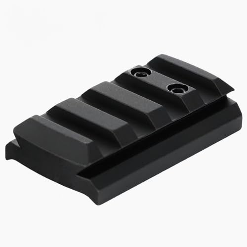 EFANGSHIJIE Red Green Dot Scope Mounting Bracket,with Picatinny Top and Bottom Rails; Universal Pistol Scope Mount for Sights Brackets. (Aluminum Alloy/Black-1)
