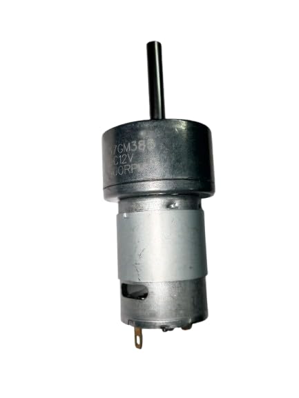 V3J DC Gear motor- High torque metal gearbox motor, 12V DC, LOW RPM durable shaft for robotics, DIY & automantion projects-image-7