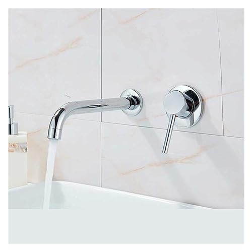 Robinet de lavabo mitigeur encastré 2 trous pour vasque à poser