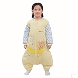 schlafsack overall kleinkind 【Leicht zu wechseln Windeln】 Sie können den Reißverschluss von oben sowie von unten nach oben und unten schließen, was es besonders einfach macht, Windeln zu wechseln. Selbst wenn das Baby schläft, wird es nicht gestört.