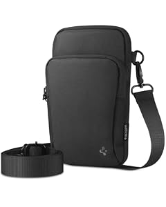 Sacoche Bandoulière Spigen KD400 - 2 Poches Noire