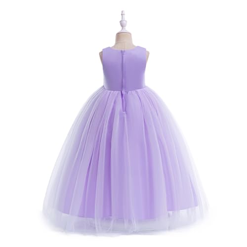 Flower Girls Formal Wedding Dress for Tulle Party Bridesmaid Pageant Princess Kids Birthday Prom Ball Gown3