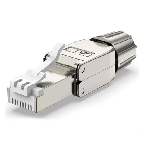 RJ45 Cat8 Cat7 Cat6A Connector Reusable Ethernet Termination(1PCS,CAT8 STP Connector)