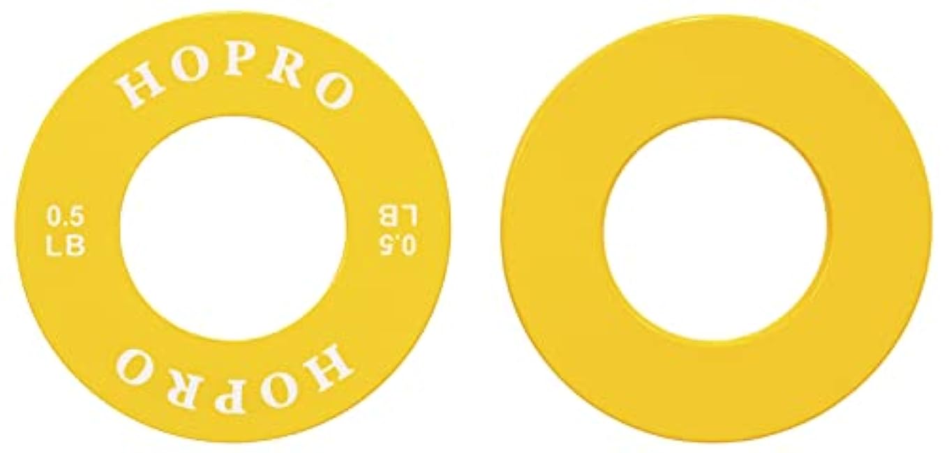 Signature Fitness Olympic Fractional Plates Pair of Each 1/4, 1/2, 3/4, 1 LB Weights (8 Plates. Total Weight: 5lbs)