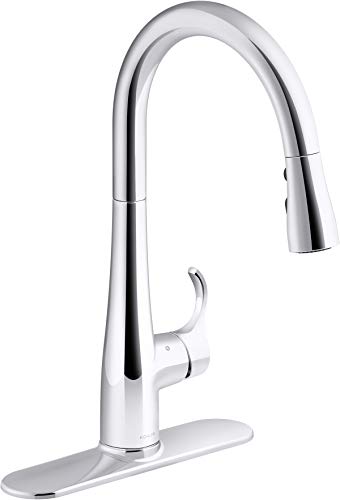 KOHLER Simplice Response Touchless Pull Down Kitchen Faucet in Polished Chrome, K-22036-CP