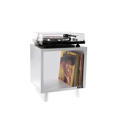 Mueble Enova Hifi vinilo Lover Cube wh blanco