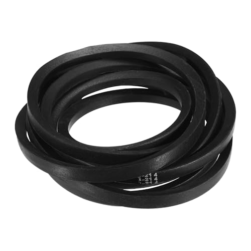 Courroie trapézoïdale classique B214 uxcell en caoutchouc noir pour machines de 551,2 cm