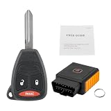 Key Fob Remote Replacement Fits for 2007 2008 2009 Dodge Ram 1500 2500 3500 2005 2006 2007 2008 2009 2010 2011 2012 Durango Dodge Dakota Nitro Caliber Keyless Entry Remote OHT692427AA/KOBDT04A