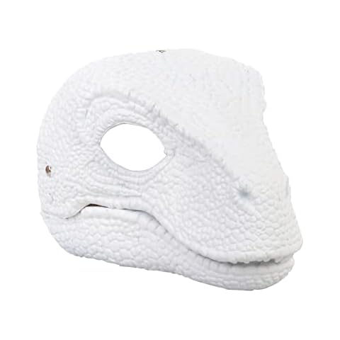 LouisaYork Dinosaur Mask with Moving Jaw Realistic Texture and Color Dinosaur Role Play Props with Seat Belt for Halloween Christmas Gifts Cover
