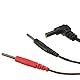 2Pcs 120CM TENS Elektrode führen Drähte Jack Plug Pin Anschluss Pack, flexible Kabel für TENS EMS Massage-Geräte, Ersatz-Anschlusskabel für Elektrotherapie-Instrumente