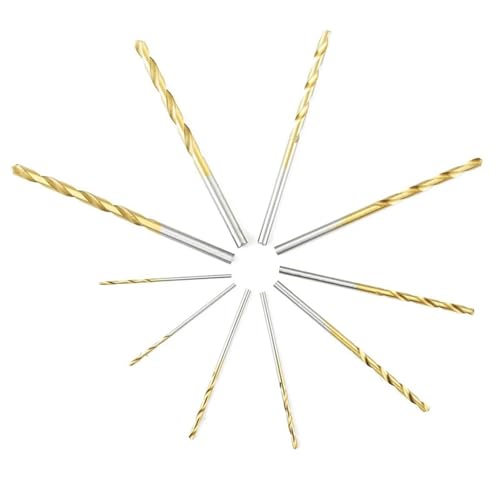 Forets HSS revêtus 1 à 3 mm haute résistance pour perçage net sur mini outil