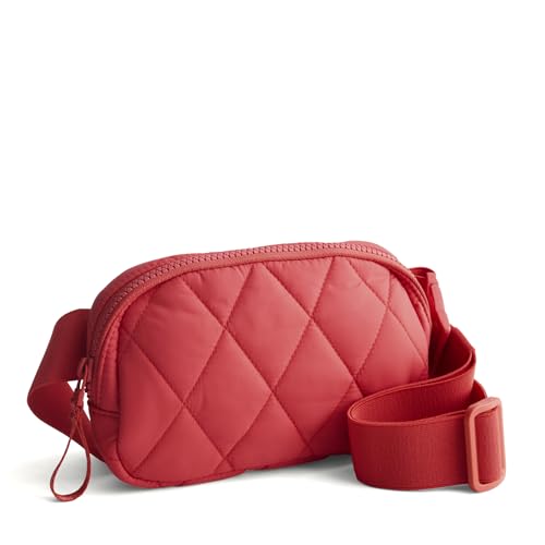 Image of Vera Bradley Women's Featherweight Woodward Small Belt Bag, Cayenne, One Size