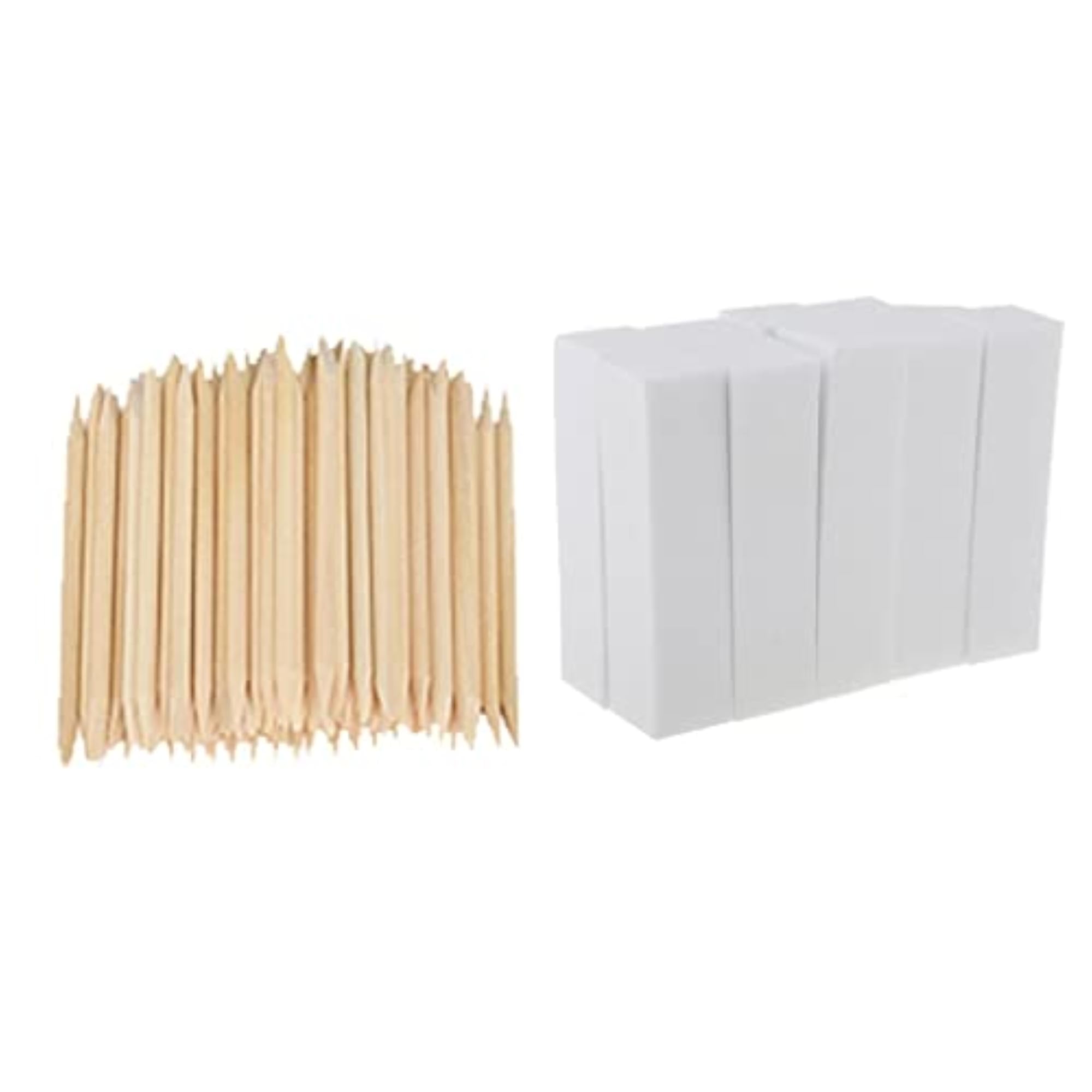 Disposable Cuticle Pusher Remover & Nail Sanding Files
