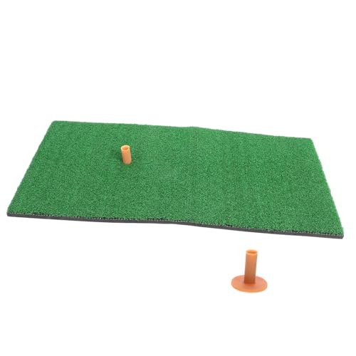 Toddmomy 1Set Portable Golf Hitting Mat Indoor Training Aid Turf Mat with Oxford Tees for Home Practice Suitable for Beginners and Advanced Players