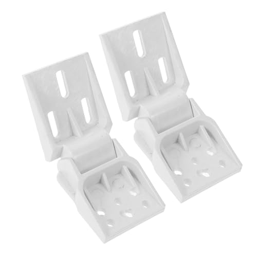 Sewroro 2 piezas Bisagras Plegables para Puerta de Frigorífico Accesorio con Tornillos Incluidos Apertura Ajustable para Reemplazo