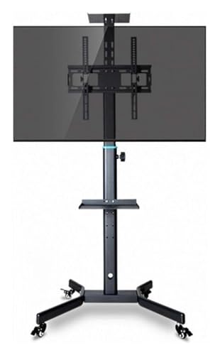 Soporte móvil para TV con ruedas y 2 bandejas miniatura 1