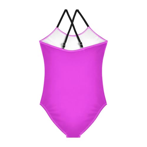 Fuchsia Purple Bathing Suits for Girls Swimsuit Summer Beach Swimwear One Piece Swimsuits2