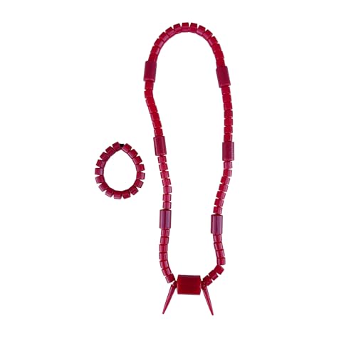 MBARIKET African Beaded Necklace or Bracelet, Cultural Jewelry, Imported from Nigeria