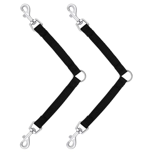 FSSTUD Doppelendige Hundehalsband-Clips, Sicherheits-Hundeleinen-Verbindungsstücke, Nylon, Hundehalsband, Backup-Clips, Hundegeschirr, Verbindungs-Clips, Hundeleinen-Zubehör für Training,