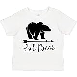 inktastic Lil Bear Boys Cute Baby Outfit Toddler T-Shirt 3T 0020 White 2ae80