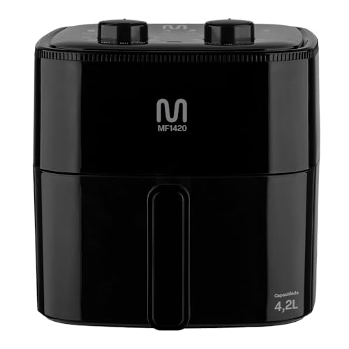 Fritadeira Elétrica sem óleo Air Fryer 4,2L 1320W 127V com Timer Sonoro Preto Multi - GO252