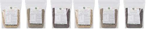 Image of Greenhabit Jowar, Ragi & Bajra Flakes 500 gm each - Nutritious and Gluten-Free Millet Cereal Breafast cold cereal Poha (Pack of 2)