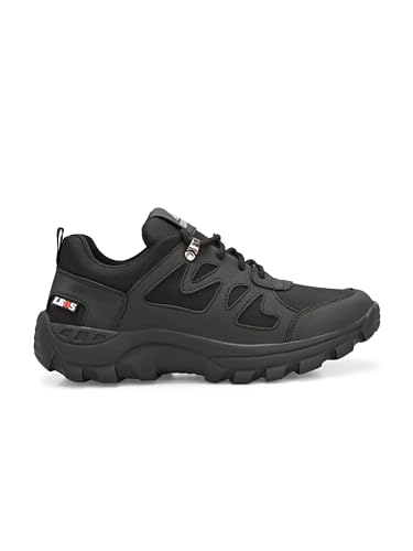 Image of Leo's Fitness Men's Water Resistant Outdoor Trekking Shoe, Lace-Up Trail Running Sports Sneakers, Hiking Shoes for Men