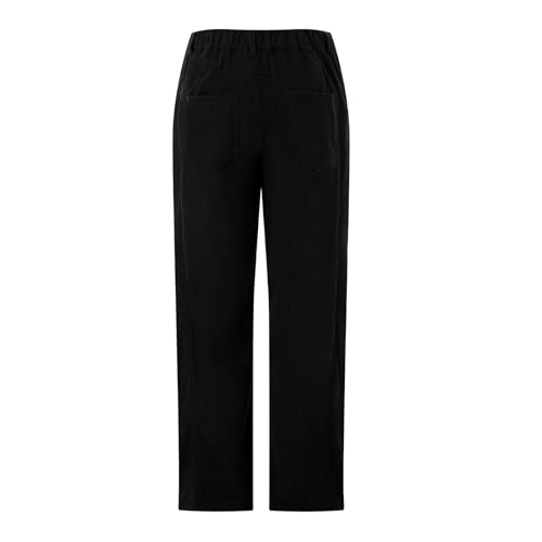 Women's Corduroy Barrel Pants Loose Low Rise Capri Pants Spring Fall Casual Cropped Pants with Pockets3