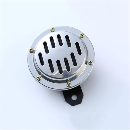 Parlante Universal para Manubrio 12V Cromo Clásico miniatura 2