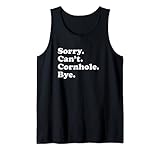 Men Women Boys or Girls Funny Cornhole Tank Top
