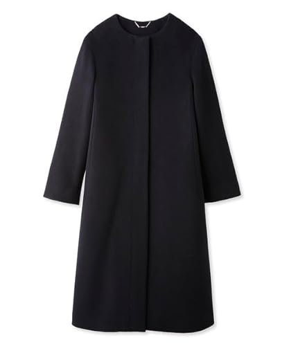 [セルフォード] カシミヤ混ノーカラーコート レディース CWFC235003 DNVY