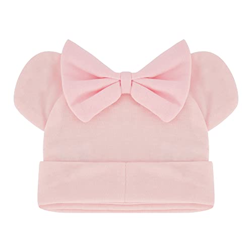 Disney Fuzzy Mink Baby Blanket, Double Sided Ultra-Soft And Plush Mink And Sherpa Newborn Throw, Measures 30X40 Inches, Includes Matching Infant Cap Hat #TOP2
