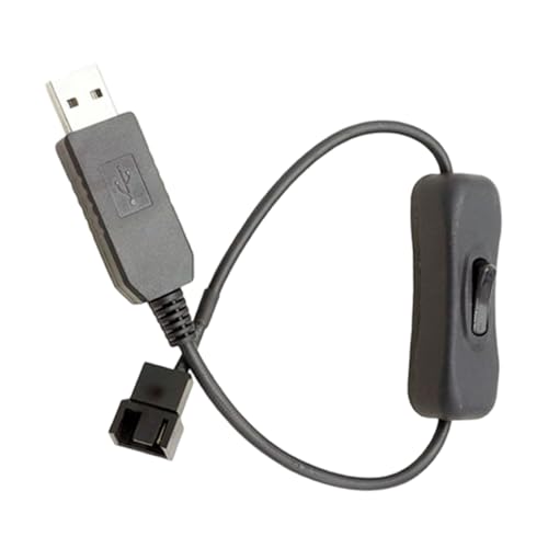 Adaptador de ventilador de carcasa, conector USB de 3 pines/4 pines, adaptador elevador de ventilador de caja, para PC, computadora, dispositivos electrónicos, sistema de refrigeración, mantenimiento