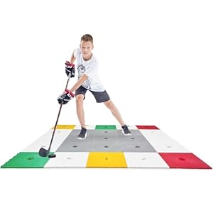 Hockey Revolution 360 Zone Lit – Professional Training Flooring Tiles – Improve StickHandling and Moving, Speed on Ice, Exercise, Fitness – Indoor and Outdoor Practice Zone with Hockey Trainer App
