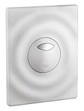 Pneumatische Betätigung GROHE Wave  WC - Betätigungsplatte  für 2-Mengen- und Start & Stopp-Betätigung, für pneumatisches Ablaufventil) weiß  38963SH0