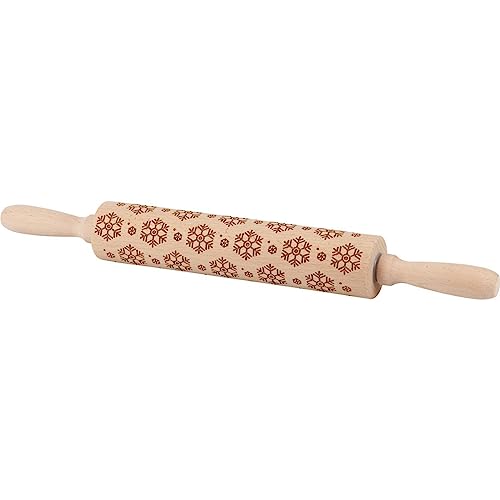 Primitives-by-Kathy-Snowflakes-Large-Rolling-Pin-116105 Primitives by Kathy Snowflakes Large Rolling Pin 116105
