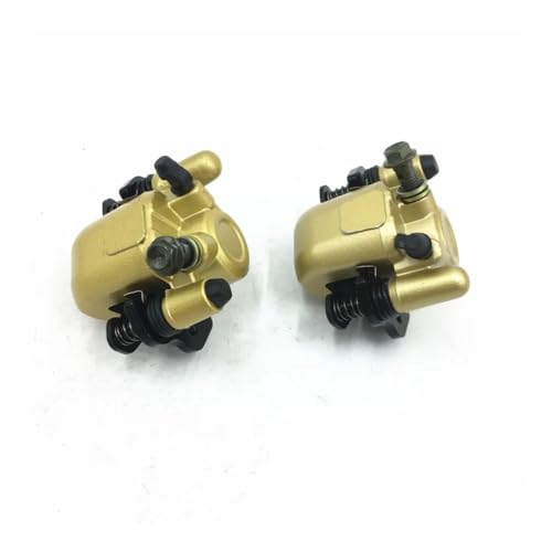 Étrier de frein double pistons doré compatible 50cc et 110cc 150cc