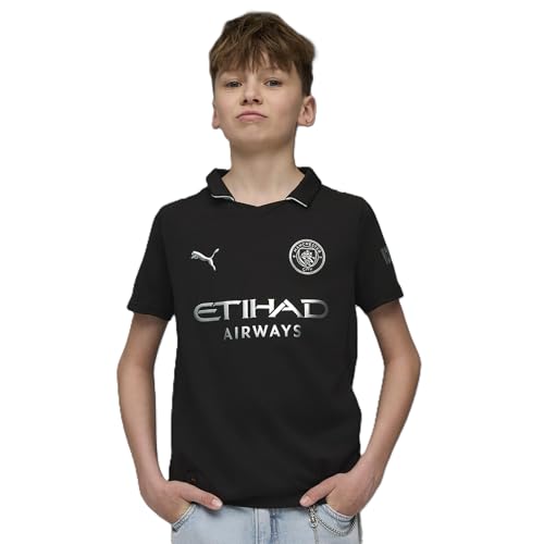 PUMA Kids Manchester City 2025/26 Away Jersey - Black - XL - image 1