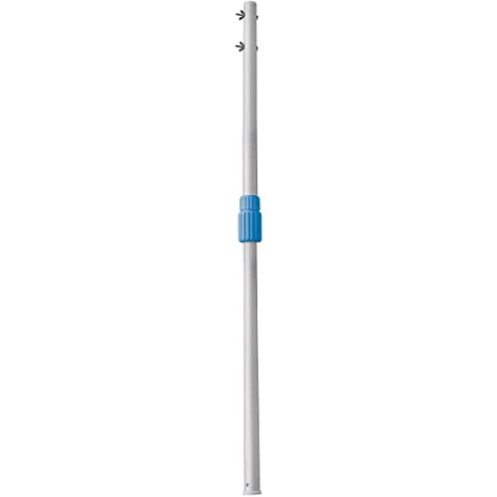 Siqua Pertiga Telescopica con Cierre de Clip y Palomilla. 5M Extensible. Pertiga Aluminio Estriado. Pertiga Limpiafondos Piscina. Mango Telescópico Piscina.Mango Universal